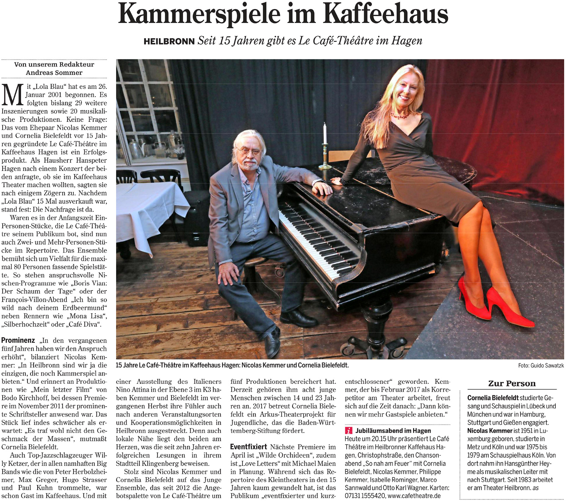 Heilbronner Stimme Auszug vom 29. Januar 2016
